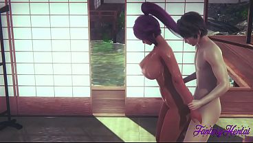 Bleach Hentai 3D - Yoruichi Fucked and crempie - Japanese asian manga anime porn