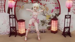 0185 -【R18-MMD】Genshin Impact 原神 Lumine 荧