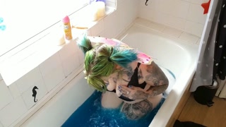 Fairy Bath Boobs Booty wiggle PAWG showoff and cum