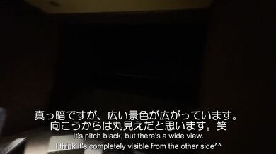 Big tits milf fingering in a Japanese bath lesbian tease stumble public