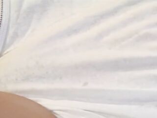 Brunette hair in underware smashed in bushy cunt by large jock