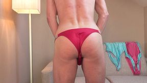 the shemale orgasm: spandex and butt plugs