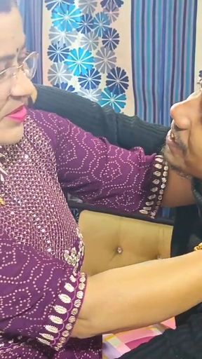 Stunning moment from &quot;Indian desi teacher had sex with her student in study time hardcore sex indian aunty big boobs&quot;