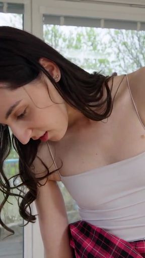 Epic moment from &quot;MOMMY4K. Mature Czech Janet Alfano started taking a hot shower and ended up fucking a young cock&quot;