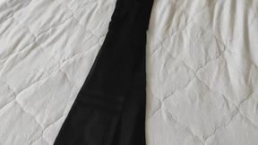 I played and ruined girlfriend's new pantyhose/tights