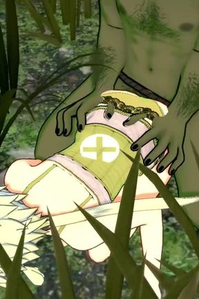 Elf Archer Gets Fucked in the Forest by a Goblin