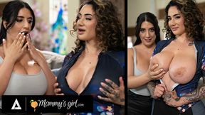 MOMMY&#039;S GIRL - Tattooed Arabelle Raphael&#039;s Bike Outfit Ignites Big Naturals Sarah Arabic&#039;s Lust