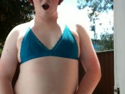 backyard teasing