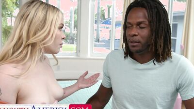 Cute Blonde Haley Spades gets fucked hard by a BBC stranger