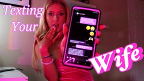 Texting your wife, OOPS