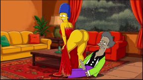 Slutty Cuckold Wife Compilation. Cartoon, Simpson Parody