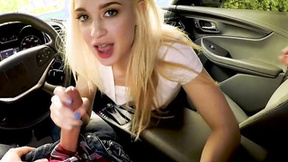 18 Yo. Bracefaced Cutie Anastasia Knight Facefucked In Car