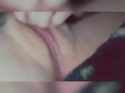 Making my pussy cum in 2 minutes! Real pulsing clit orgasm