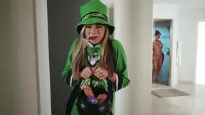 Cute leprecon gets caught stealing sex toys
