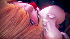 Meet the sibling futa destroyed in rough 3D hentai threesome