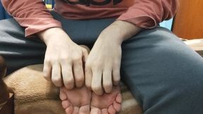 College Bet Foot Tickling | ¿Can She Hold Back the Laughter?