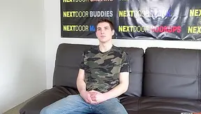 Shy Bruno Spreads Wide for Solo Cream Pie Tryout – NextDoorCasting 18+