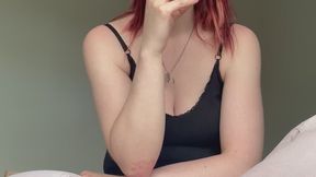 Smoking and talking British Accent