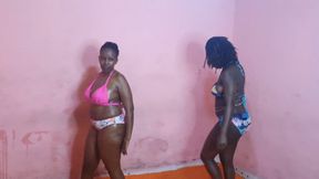 Oil Wrestling Shantel vs Tyzar