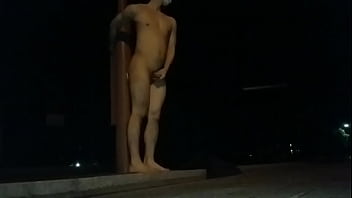 野外　全裸　ディルド　バック　2021.3.8