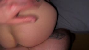 Slutty stranger rides cock in lift