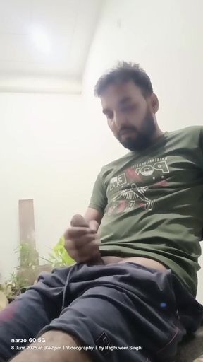 Spectacular moment from &quot;Indian uncle take masterbation after show penis neighbour uncle&quot;