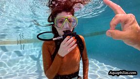 Aquaphilias- Constance- Her First SCUBA Lesson