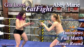 AbbyMarie Vs GiaLove Interviews + CatFight