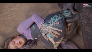 Tattoo Girl get ASS fucked with MACHINE - DP, gape, ANAL, prolapse, real orgasm - goth, punk, alt porn - ZF010