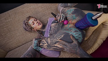 Tattoo Girl get ASS fucked with MACHINE - DP, gape, ANAL, prolapse, real orgasm - goth, punk, alt porn - ZF010