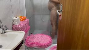 Depraved cuckold humiliates MILF with big booty and massive tits