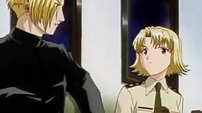 Big-titted anime babe gets turned on by solo play in latex & redhead lingerie