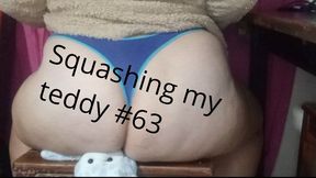 Squashing my teddy #63