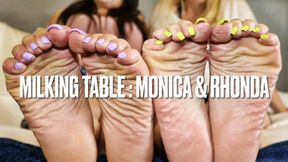 Milking Table: Monica Merlot + Goddess Rhonda