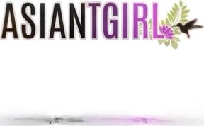 Inked Asian Tgirl Gushes Cum on Big Dildo Couch Destroyer