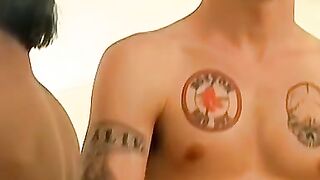 UNBELIEVABLE! MUSCLED INKED AXEL GETS MOUNTAINOUS! Lasts 45 Min!