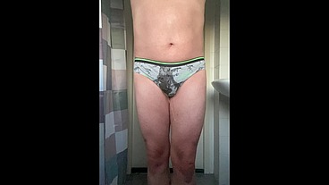 Neo wets his boy briefs