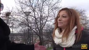 I hunted a smoking hot chick next to her bf
