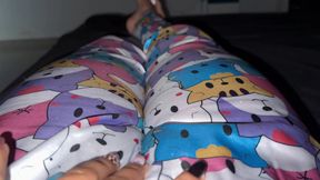 WEARING MY SILK PAJAMAS FOR THE FIRST TIME