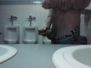 Almost caught jerking off in public