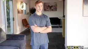 Brock Fisher Loses Control: Hardcore Solo Floor Fuck Session – GayHoopla