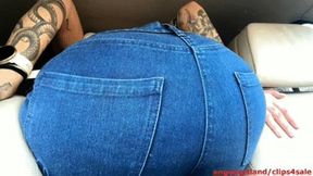 Her farting ass stuck in the car wmv