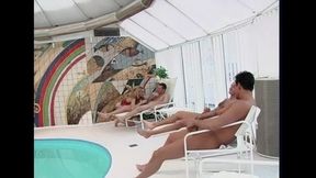 Young Dara Gangbanged By The Indoors Pool! (mp4)