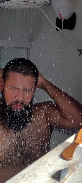 The atmosphere heated up... Come to the bath with me!