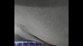 Brazilian playing with her pussy