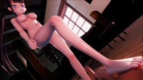 Azur Lane - Noshiro Standing Footjob (A XXX Parody)