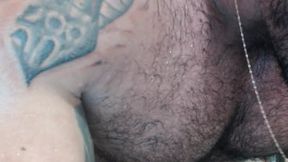 Valentino Shows Off His Hairy Muscles