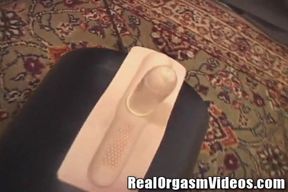 Soggy Nipple Blonde MILF Cunt Fucks Sybian Ride!