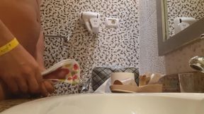 Cumming 3 times in a row