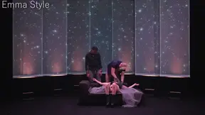 Blonde MILF gets a deep and messy gang-bang at her wedding